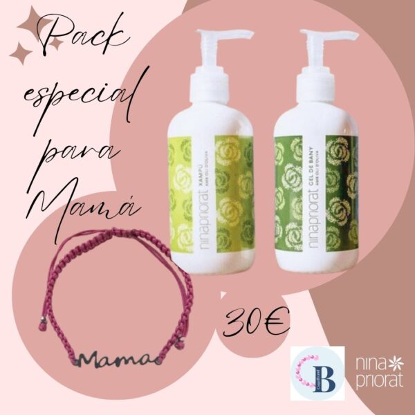 pack olive shower pack + pulsera Cuquibrand